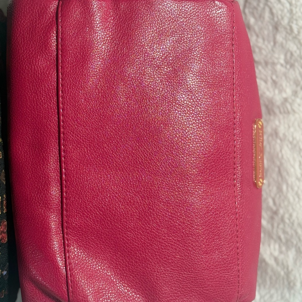 RARE Vintage Betsey Johnson Pink Handbag with Gold Accents - Picture 10 of 10